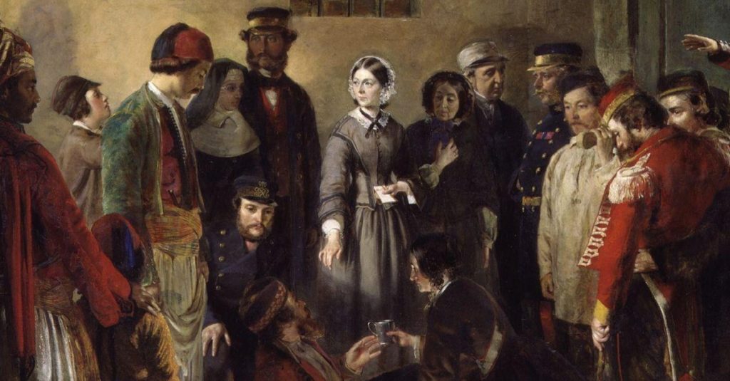 Florence Nightingale Receiving the Wounded at Scutari
